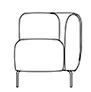 Кресло п/л слева от сидящего