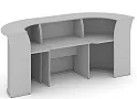 Стойка ресепшн, комплект №3 (радиусный элемент - ролета)