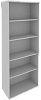 Высокий офисный стеллаж для документов, открытые полки