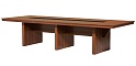 Стол для переговоров со вставкой