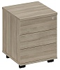 Тумба выкатная 3-х ящичная с центральным замком