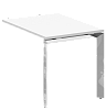 Брифинг-приставка к столу на П-образном металлокаркасе