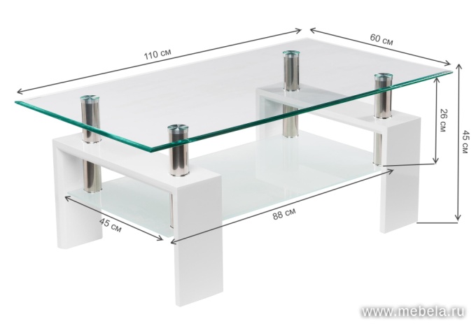 столик CT1-052 White
